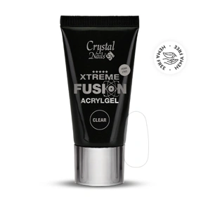 Crystal Nails Xtreme Fusion HEMA Free AcrylGel Clear - 54ml (60g) főképe
